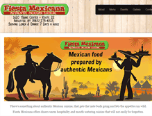 Tablet Screenshot of fiestamexicanabrewster.com